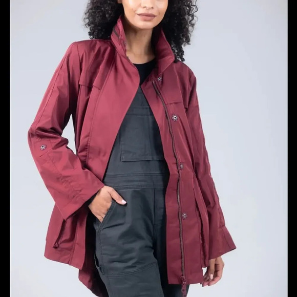 Lafayette 148 Collection Red Longline Jacket - 42 (6 US ) - Picture 1 of 6